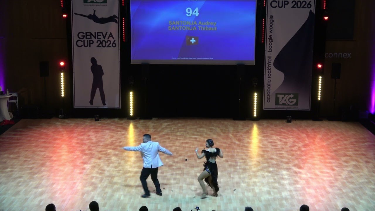 Audrey Santonja & Thibaut Santonja, Senior Dance Couple from Switzerland, Participant World Cup and Weltmeisterschaft Geneva