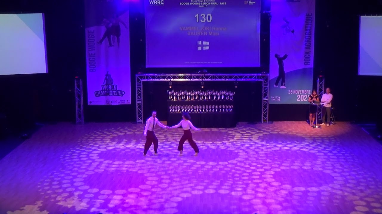 Hanna Sinikka Vammeljoki & Masi Saurén, Senior Dance Couple from Finland, Participant World Championship Geneva