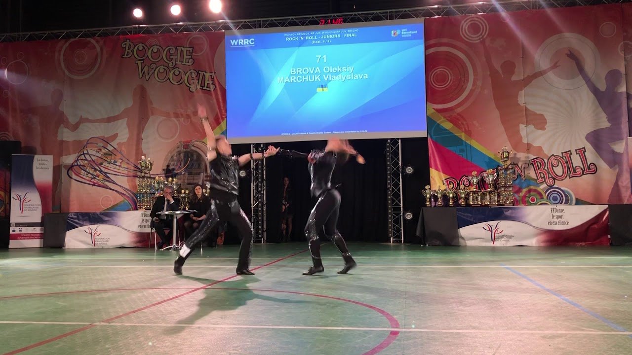 Vladyslava Marchuk & Oleksiy Brova, Juniors Dance Couple from Ukraine, Participant World Championship St Maurice l’Exil