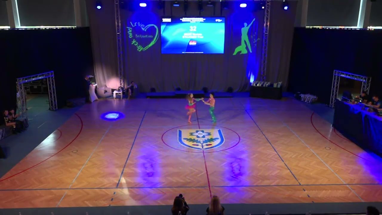 Marieta Srzić & Fran Stojanov, Juveniles Dance Couple from Croatia, Participant World Cup and World Championship Ljubljana