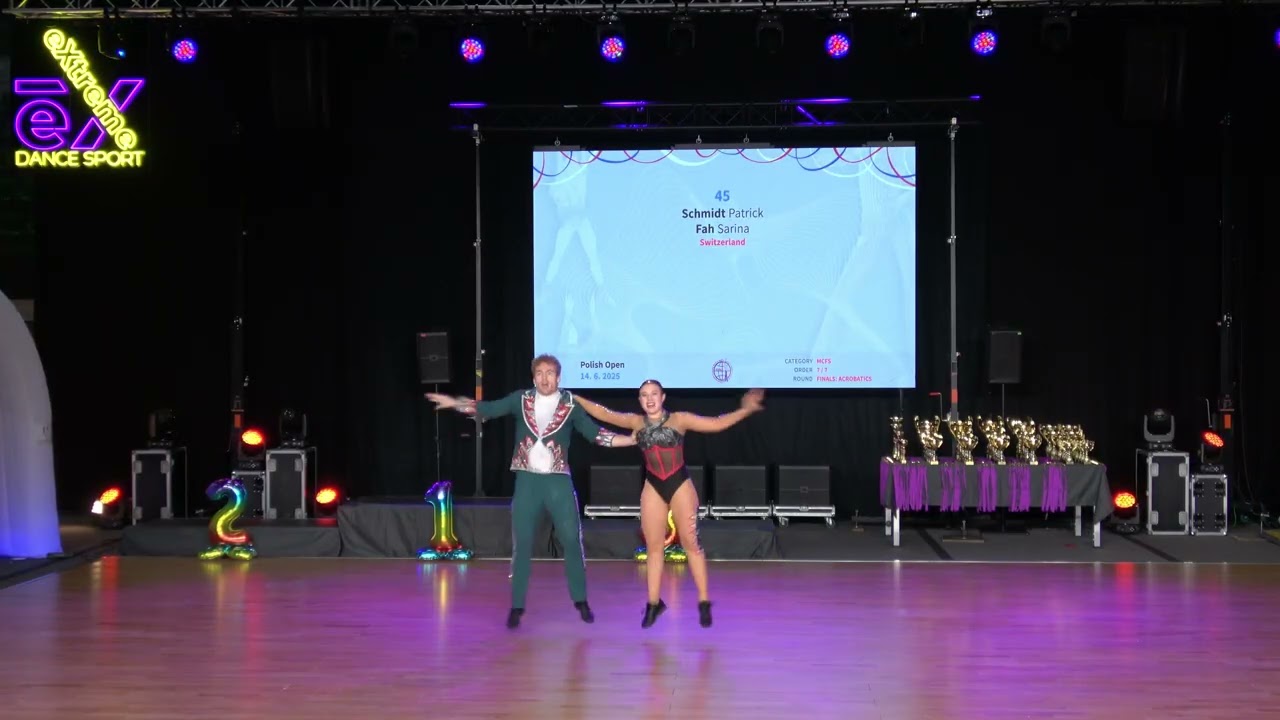 Sarina Fah & Patrick Schmidt, Main Class Free Style Dance Couple from Switzerland, Participant World Cup Geneva