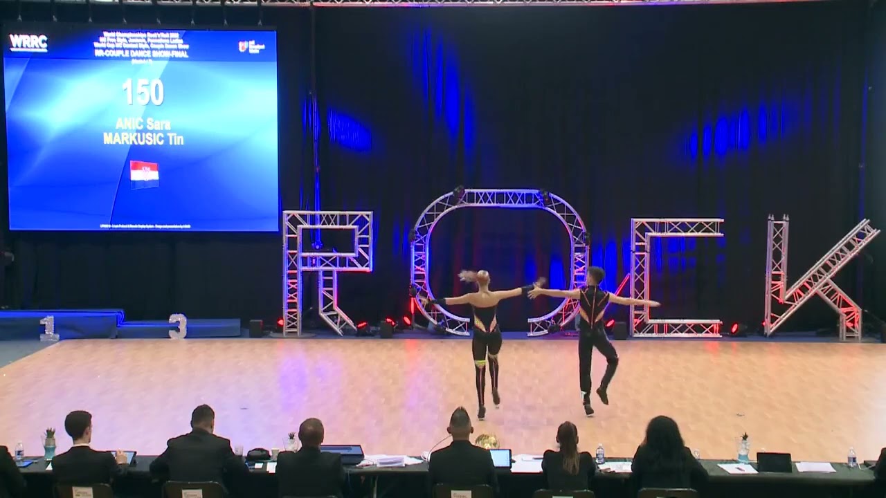 Sara Anic & Tin Markusic, Couple Dance Show Dance Couple from Croatia, Participant World Cup Lyon