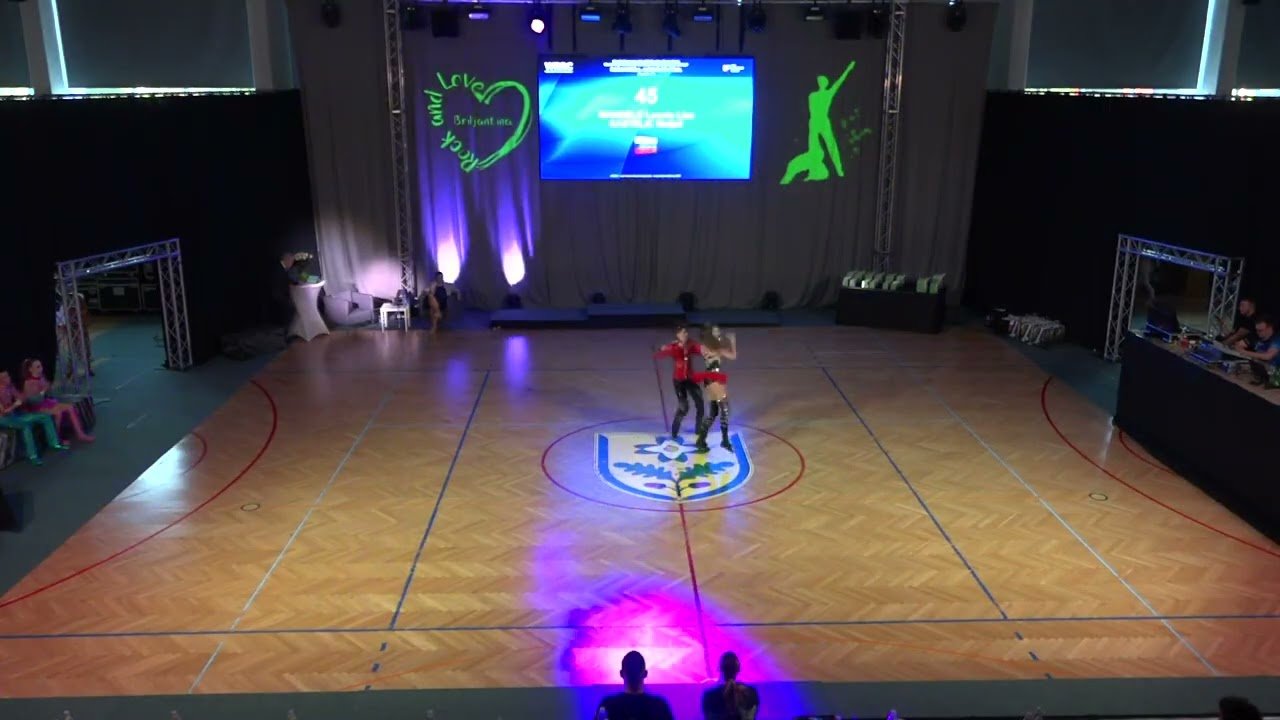 Leonie Liza Mandelc & Matjaž Kastelic, Juveniles Dance Couple from Slovenia, Participant World Cup and World Championship Ljubljana