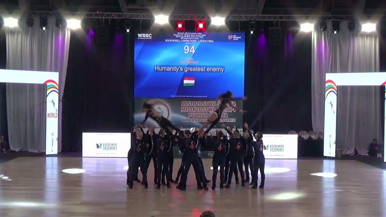 THE IMPACT, Ladies Formation from Hungary, Participant World Championship and World Cup Montelimar