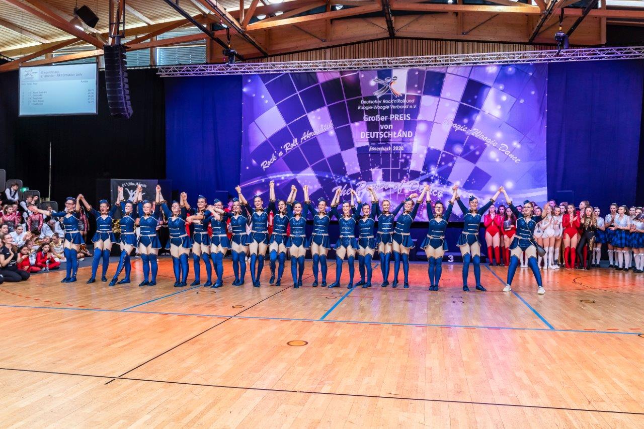 Royal Dancers, Ladies Σχηματισμός από το Γερμανία, Συμμετέχων German Championship Bochum
