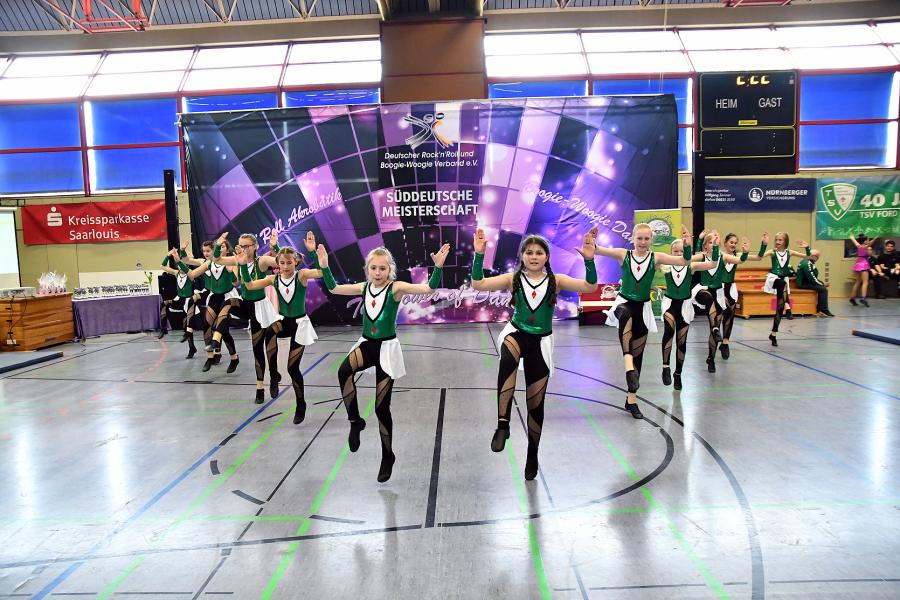 Thunder Girls, Ladies Formation from Germany, Participant German Championship Bochum